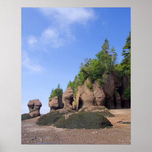 Affiches Canada, Nouveau-Brunswick, Cap Hopewell, baie de l