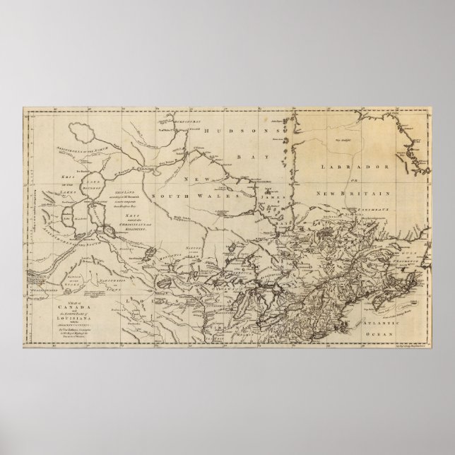 Affiches Canada, point nord Louisiane (Devant)