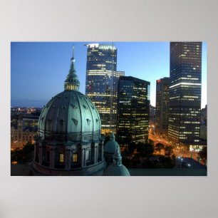 Affiches Canada, Québec, Montréal. Centre-ville de Montréal