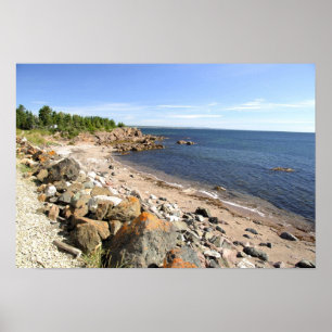 Affiches Canada, Quebec. VIA Rail Canada train The 2