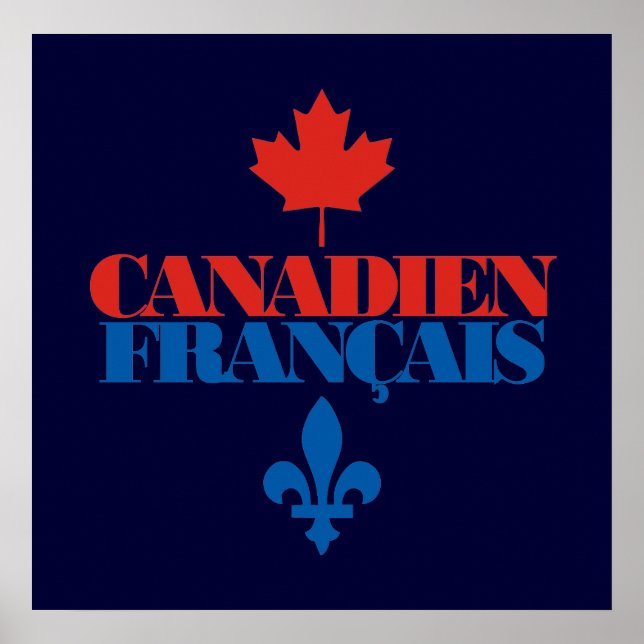 Affiches Canadien Francais 3 (Devant)