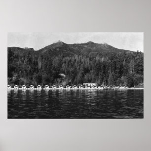 Affiches Canal de capot, vue de WA et station de vacances