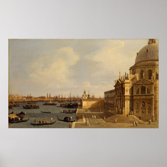 Affiches Canaletto | Venise : Père Noël Maria della Salute (Devant)