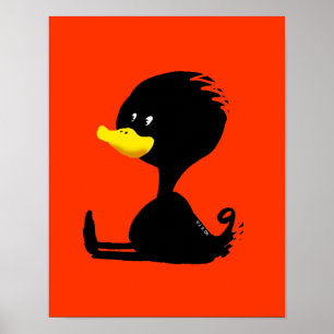 Affiches canard noir