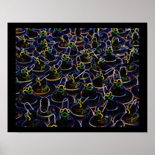 Affiches Canards en caoutchouc Cool brillants avec des nuan