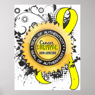 Affiches Cancer du testicule du survivant 23 de Cancer
