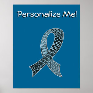 Affiches Cancer Maladie Sensibilisation Ruban Choisir n'imp