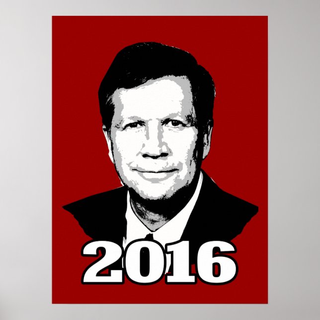 AFFICHES CANDIDAT JOHN KASICH 2016 (Devant)