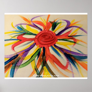 Affiches Candy Waters Artiste de l'autisme