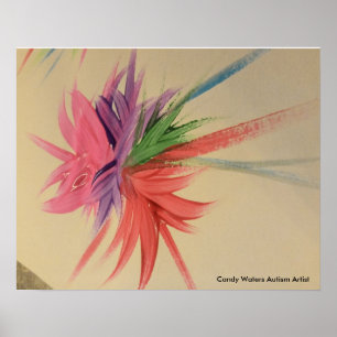 Affiches Candy Waters Artiste de l'autisme