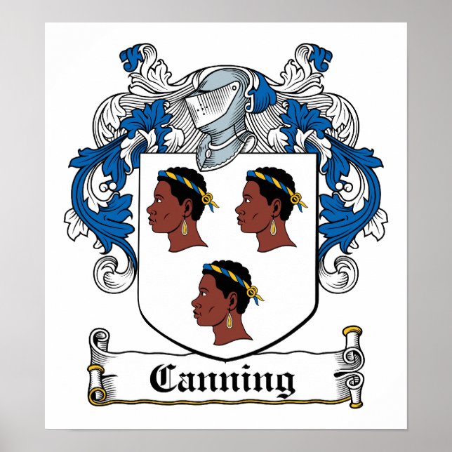 Affiches Canning Family Crest (Devant)