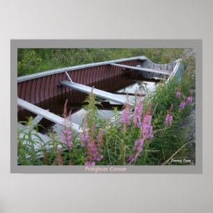 Affiches Canoë de cargo de Cree - Chisasibi Québec