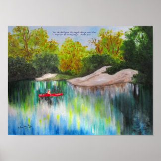 Affiches Canoë sur la rivière Withlacoochee