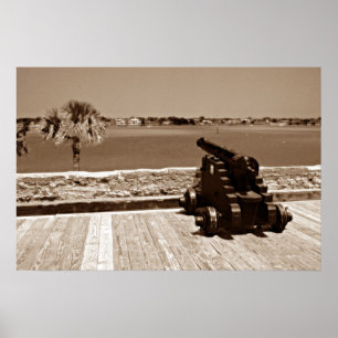 Affiches Canon sur l'entrée sépia 1