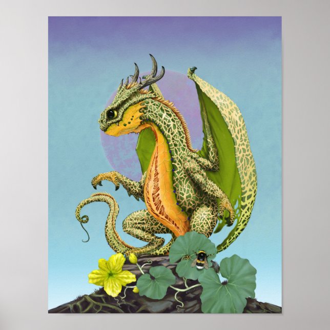 Affiches Cantaloupe Dragon 11x14 (4x6 et supérieur) (Devant)