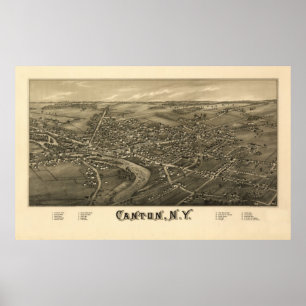 Affiches Canton NY 1885