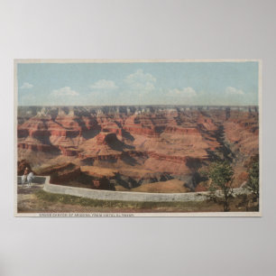 Affiches Canyon grand, Arizona - vue de canyon de Hote