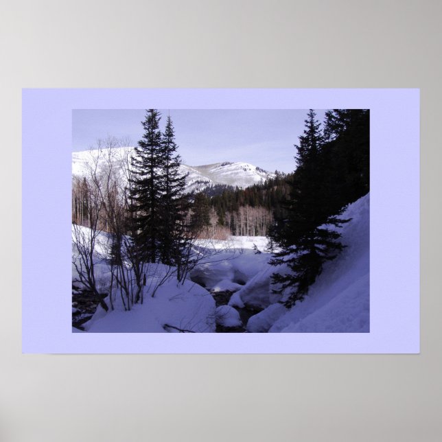 Affiches Canyon Neige (Devant)