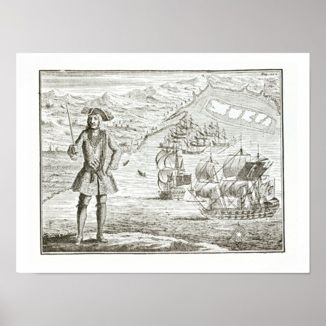 Affiches Capitaine Bartholomew Roberts (1682-1722) avec deu (Devant)