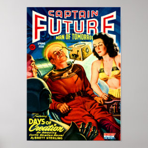 Affiches Capitaine Future --- Jours de création