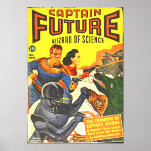 Affiches Capitaine Future -- Les triomphes de capitaine