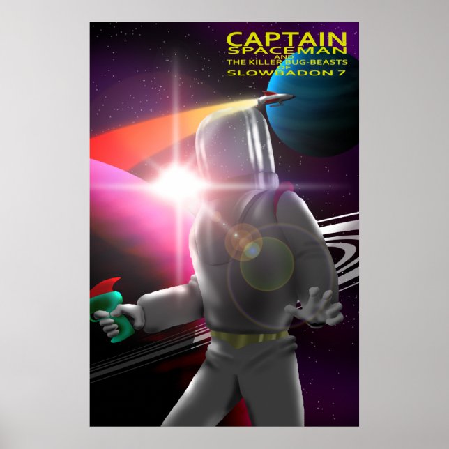 Affiches Capitaine Spaceman (Devant)