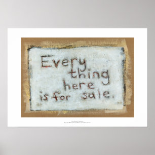 Affiches Capitalisme peindre brut primitif amusement art mo