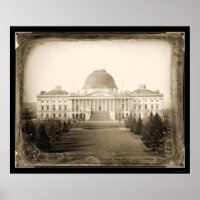 Capitole américain DC Daguerreotype 1846