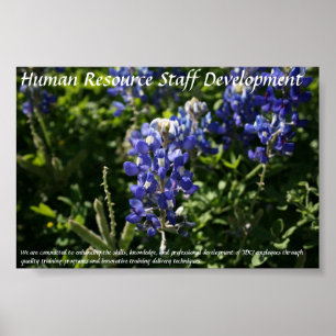 Affiches Capots de bleu de perfectionnement du personnel de