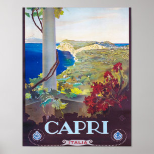 Affiches Capri Italie Belle Vue