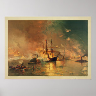 Affiches Capture américaine de guerre civile de la