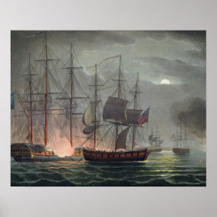 Affiches Capture de La Désirée, le 7 juillet 1800, 'du Na