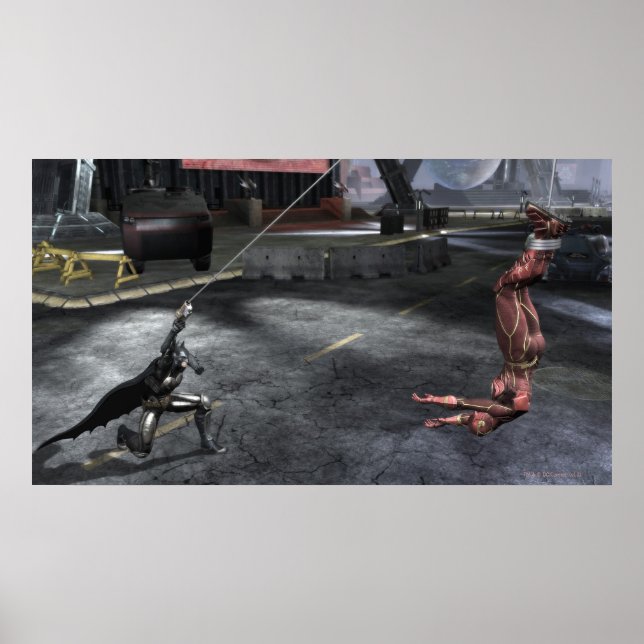 Affiches Capture d'écran : Batman vs Flash (Devant)