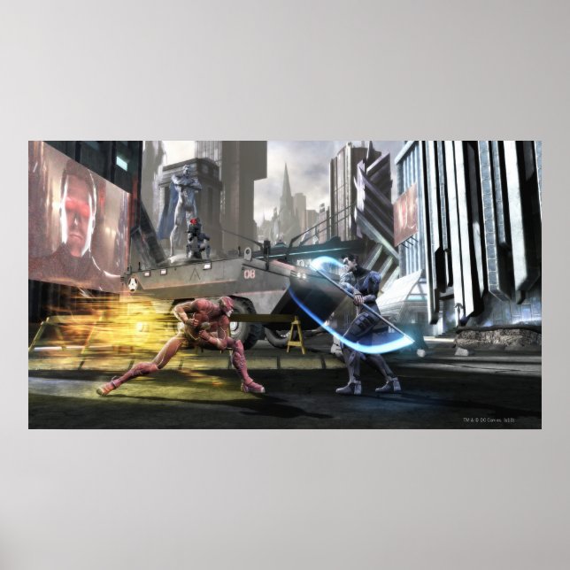 Affiches Capture d'écran : Flash vs Nightwing (Devant)