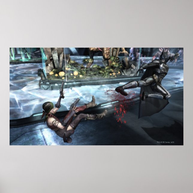 Affiches Capture d'écran : Harley vs Batman (Devant)