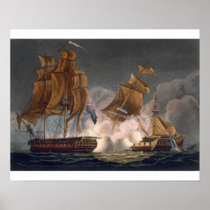 Affiches Capture of La Tribune, June 8th 1796, engraved by
