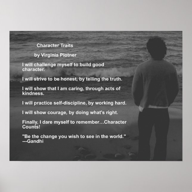 Affiches Caractères par Virginia Plotner (Devant)