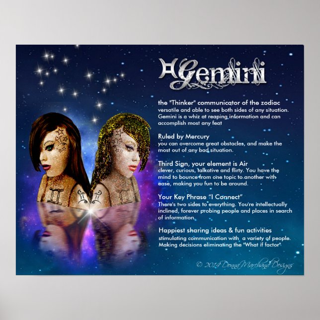 Affiches Caractéristiques de Gemini (Devant)