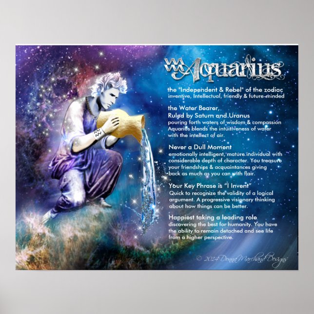 Affiches Caractéristiques de l'Aquarius (Devant)