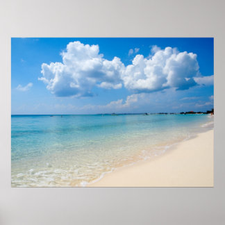 Affiches Caraïbe - Seven Mile Beach - Cayman Islands