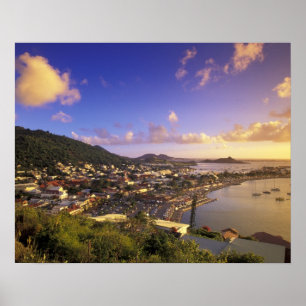 Affiches Caraïbes, Antilles françaises, Saint-Martin.