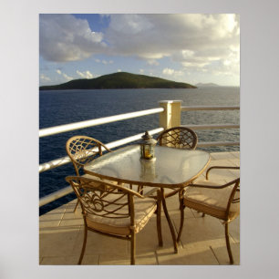 Affiches Caraïbes, Îles Vierges américaines, St. Thomas. Vu
