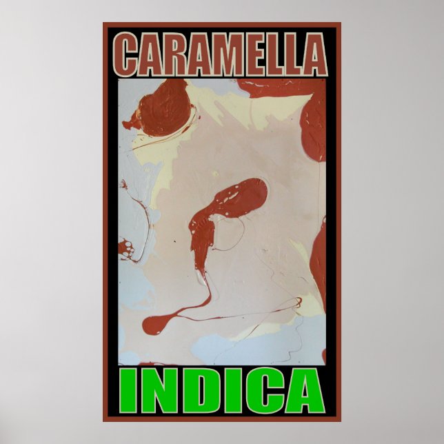 AFFICHES CARAMEL INDICA (Devant)