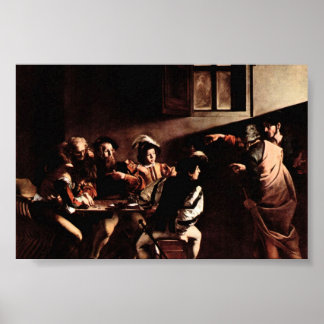 Affiches Caravaggio-Appels de Saint Matthieu