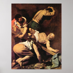 Affiches Caravaggio-Crucifixion de St Paul