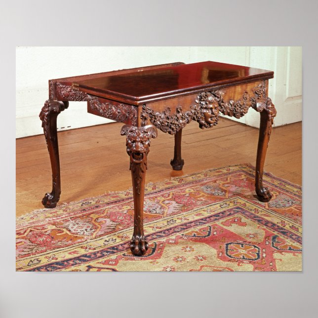 Affiches Card table, c.1740 (Devant)