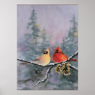 Affiches CARDINAUX par SHARON SHARPE