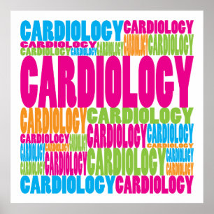 Affiches Cardiologie colorée