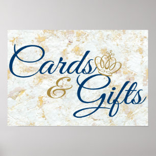 Affiches 'Cards & Gifts' Royal Prince Event Signage