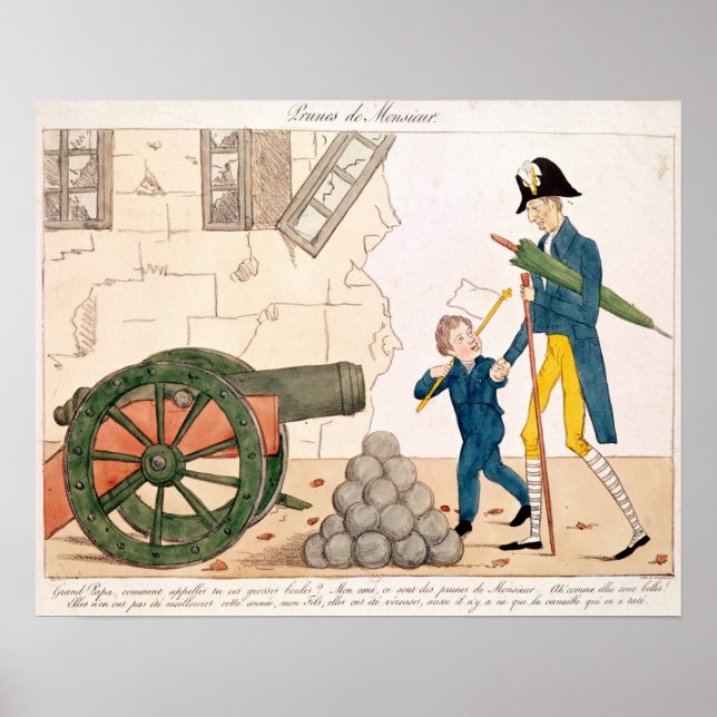 Affiches Caricature de Charles X et Henri Duc de (Devant)